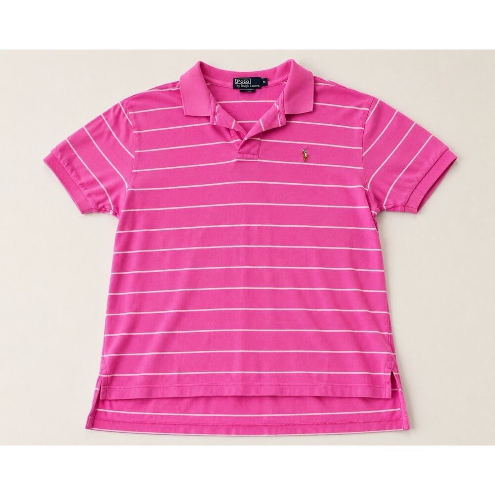 Pink Striped Women’s Ralph Lauren Polo Shirt